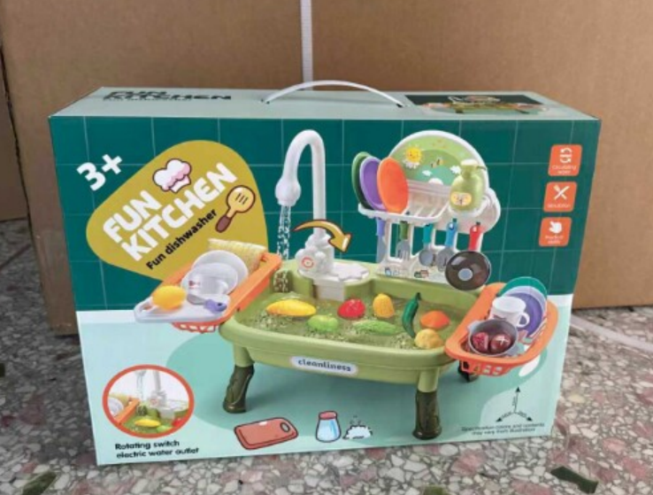 子供用おままごとキッチンセット 食器洗いごっこ