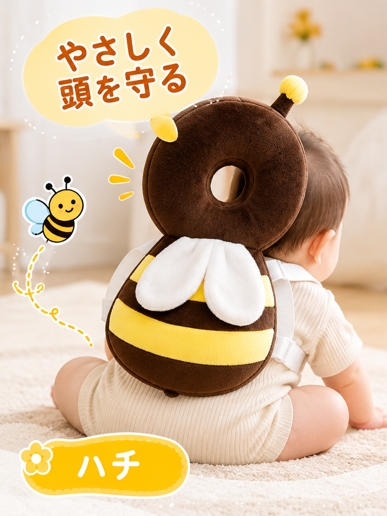 ベビー用ヘッドガード 転倒対策