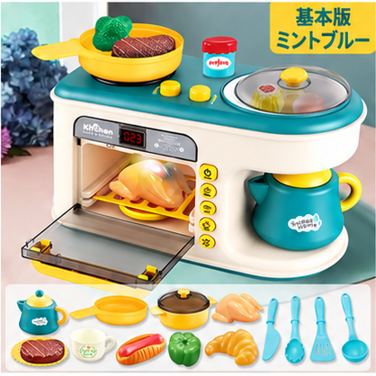 おままごとキッチンセット子供用 音と光のギミック付き