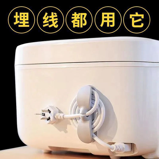 かわいいコード収納ホルダー 家電用ケーブル巻き取りクリップ