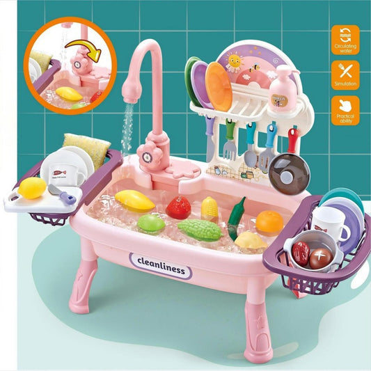 子供用おままごとキッチンセット  食器洗いごっこ